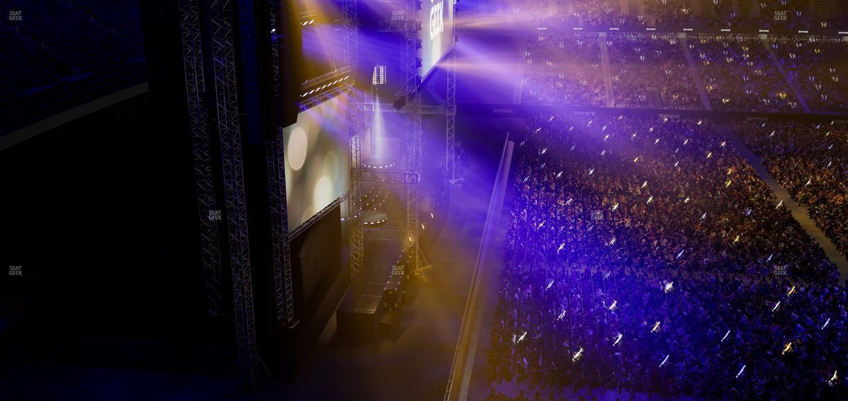 Caesars Superdome - Section 521 Seat View