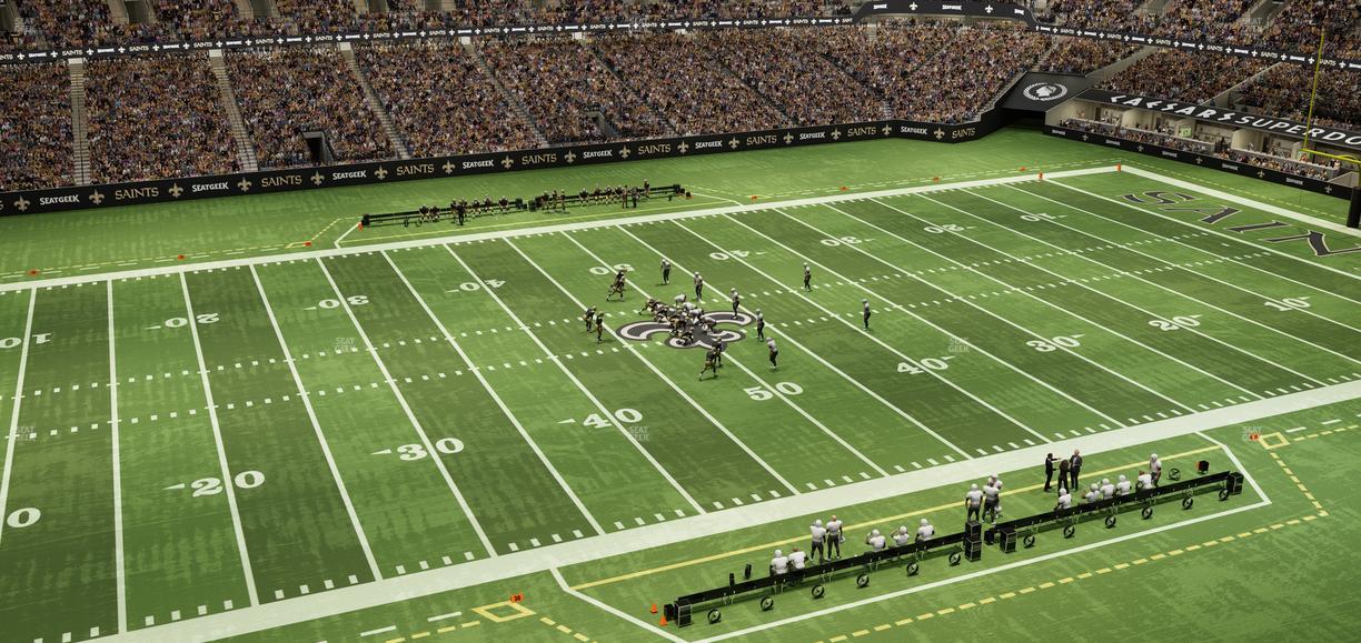 Caesars Superdome - Section 521 Seat View