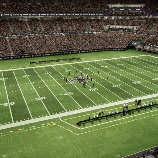 Caesars Superdome - Section 521 Seat View