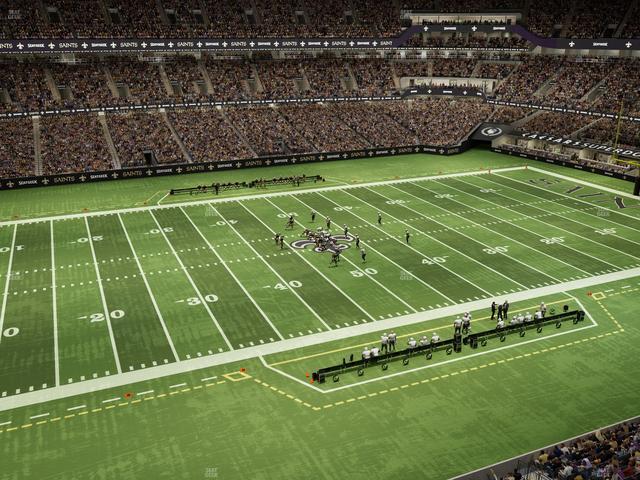 Caesars Superdome - Section 521 Seat View