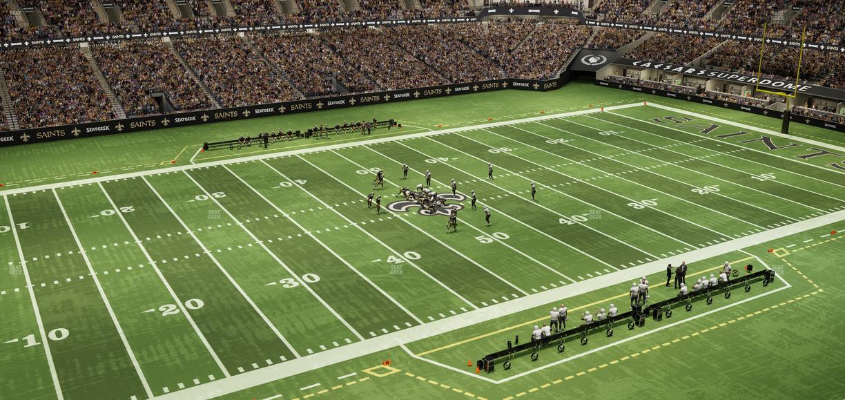 Caesars Superdome - Section 523 Seat View