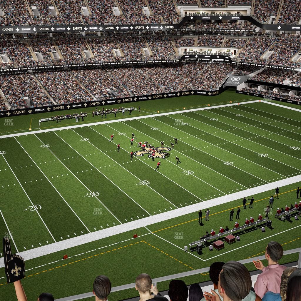 Caesars Superdome - Section 523 Seat View