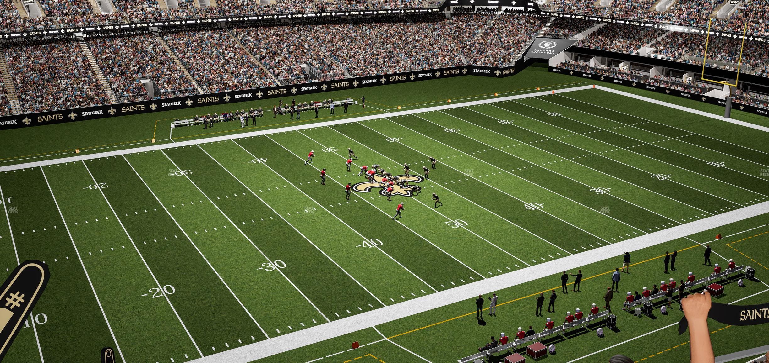 Caesars Superdome - Section 523 Seat View