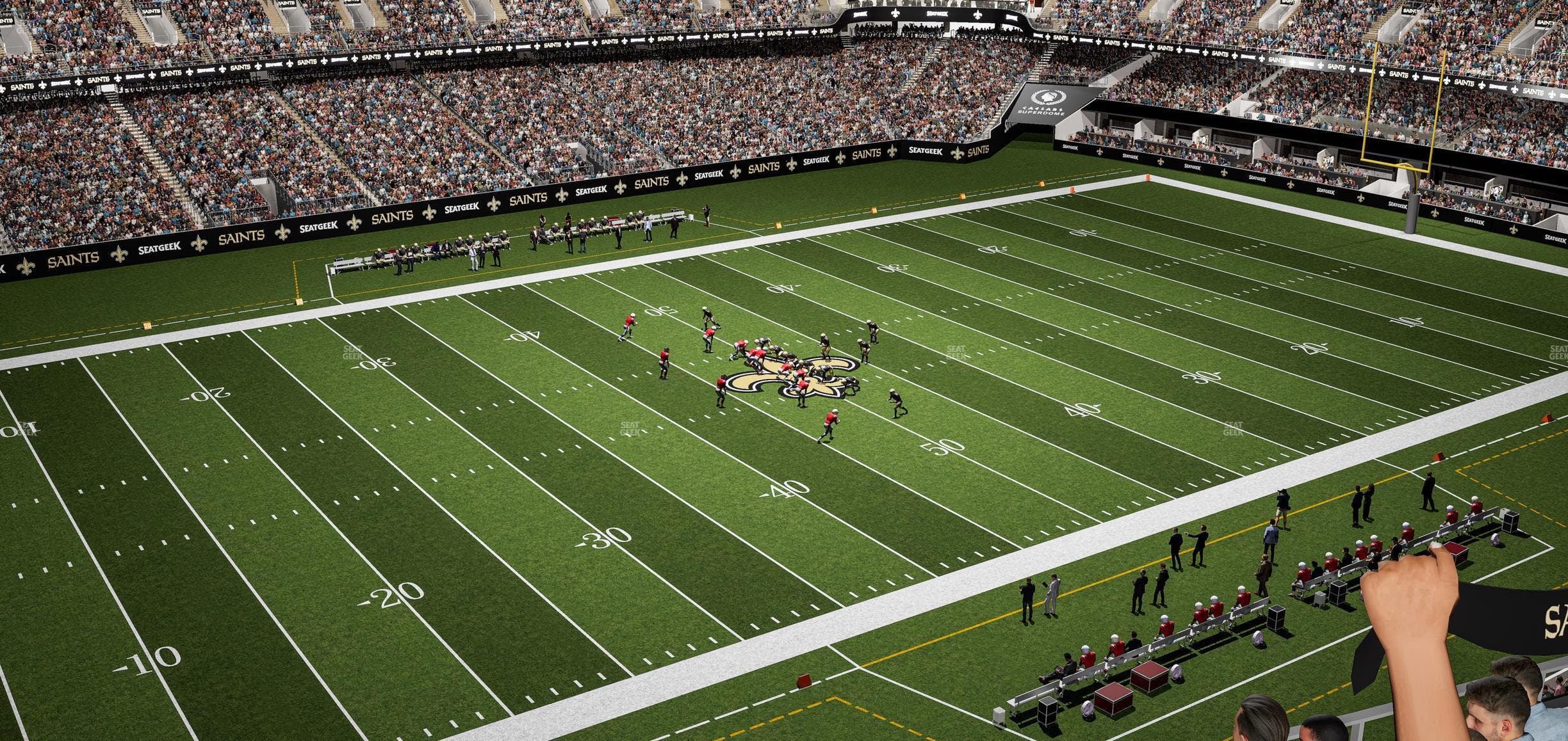 Caesars Superdome - Section 524 Seat View
