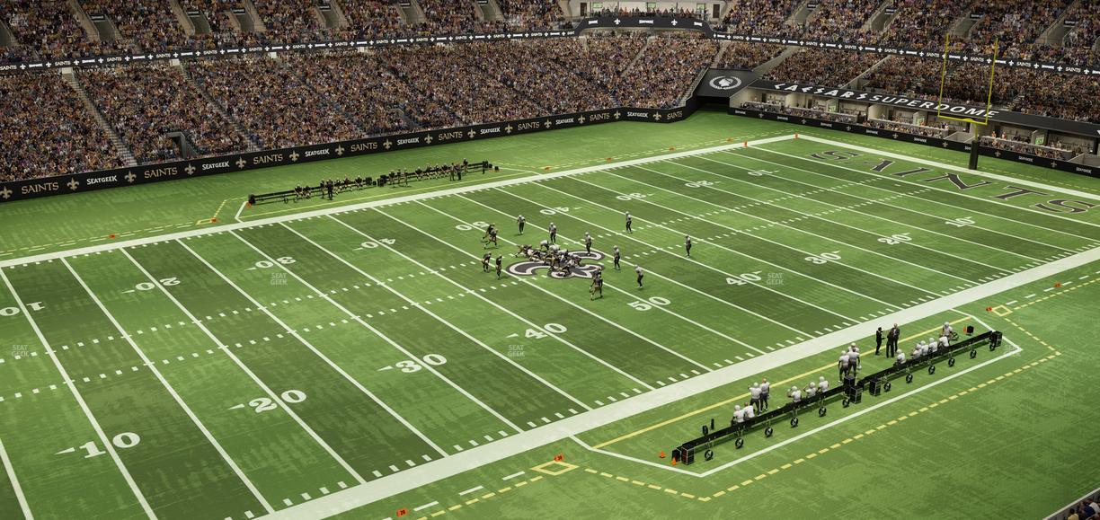 Caesars Superdome - Section 524 Seat View