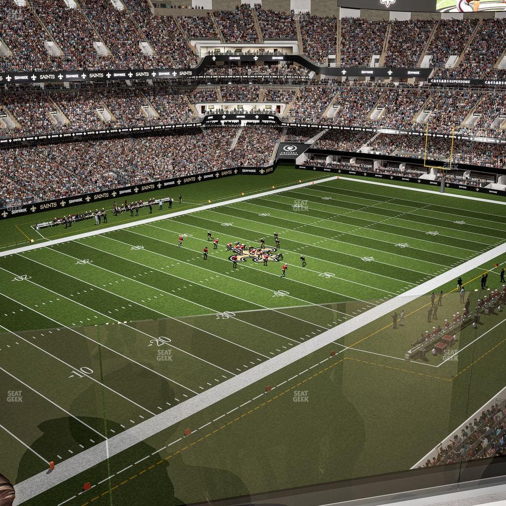Caesars Superdome - Section 525 Sro Seat View