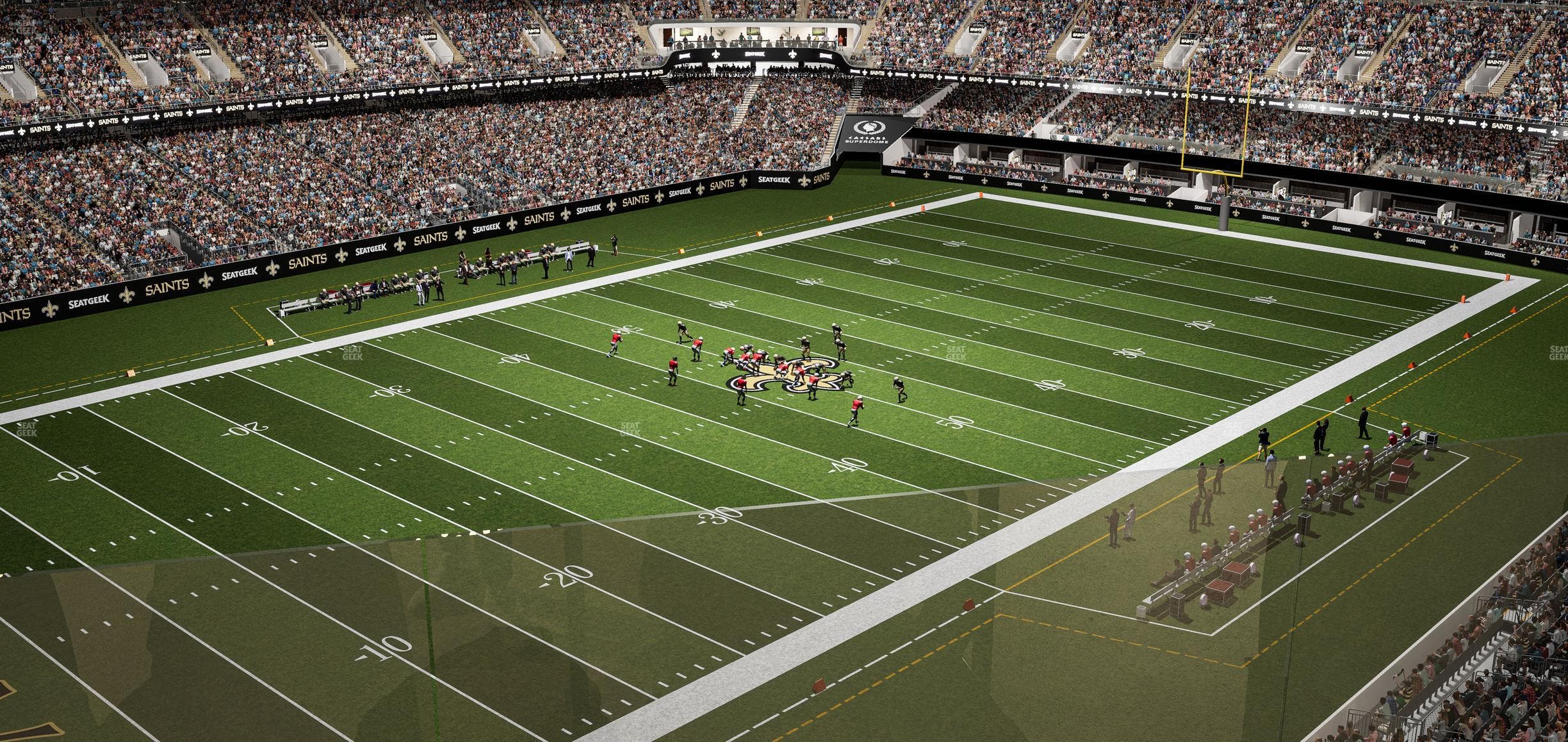 Caesars Superdome - Section 525 Sro Seat View