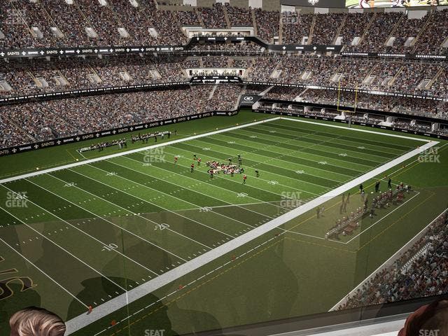 Caesars Superdome - Section 525 Sro Seat View