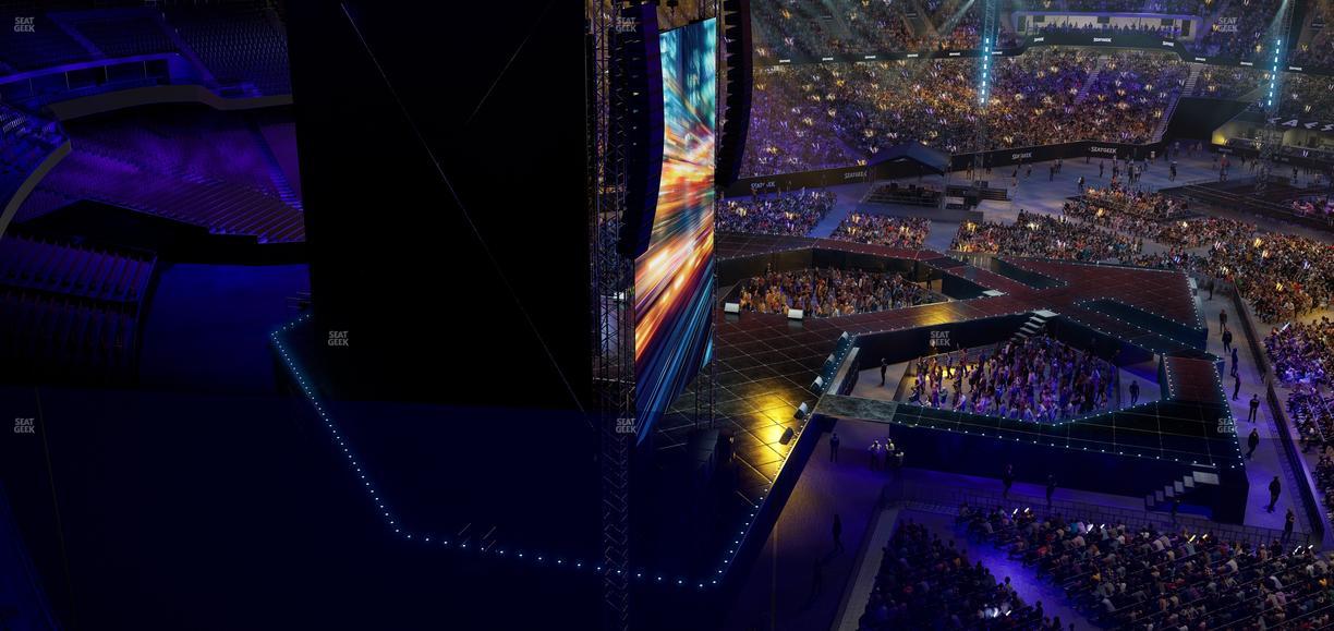 Caesars Superdome - Section 525 Sro Seat View