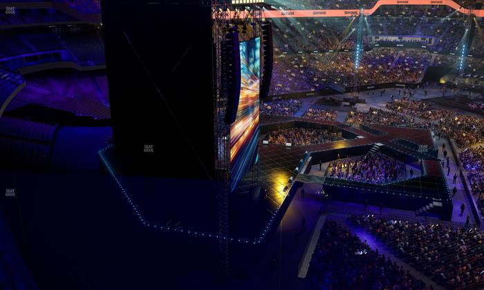 Caesars Superdome - Section 525 Sro Seat View