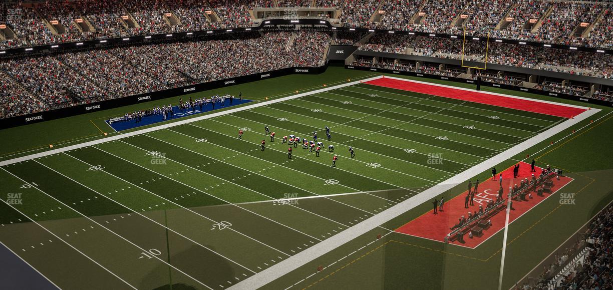 Caesars Superdome - Section 525 Sro Seat View