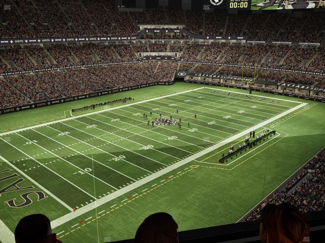Caesars Superdome - Section 525 Sro Seat View