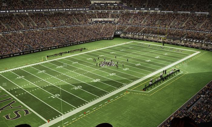 Caesars Superdome - Section 525 Sro Seat View