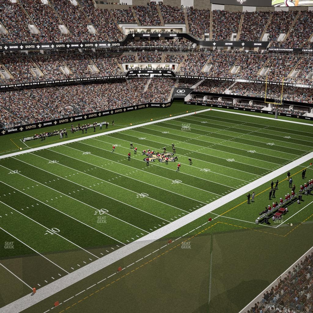 Caesars Superdome - Section 525 Wc Seat View