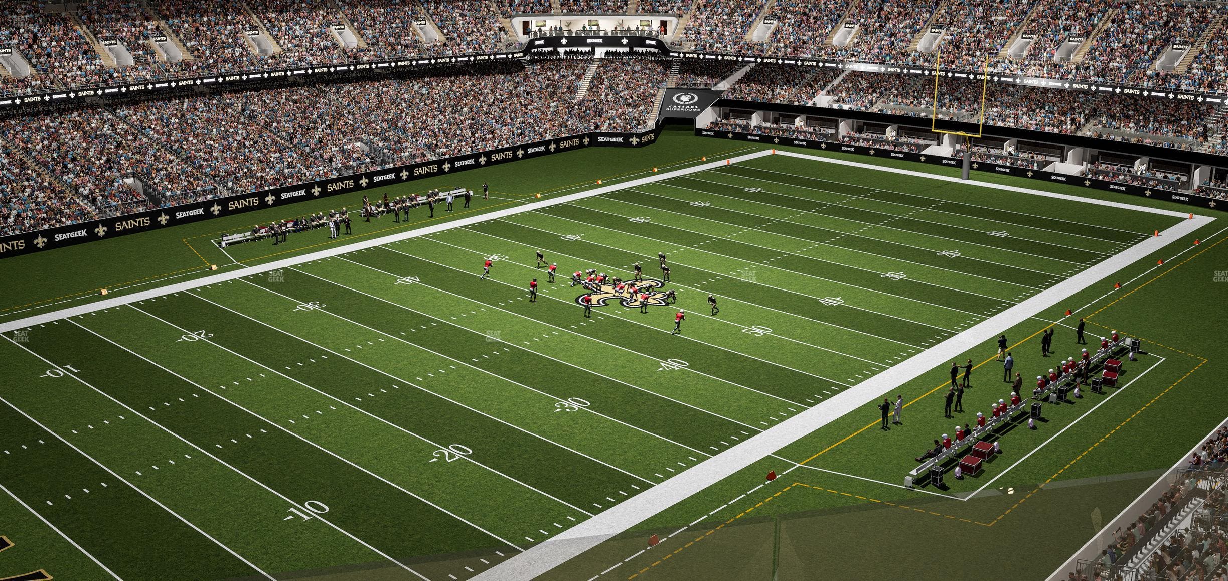 Caesars Superdome - Section 525 Wc Seat View