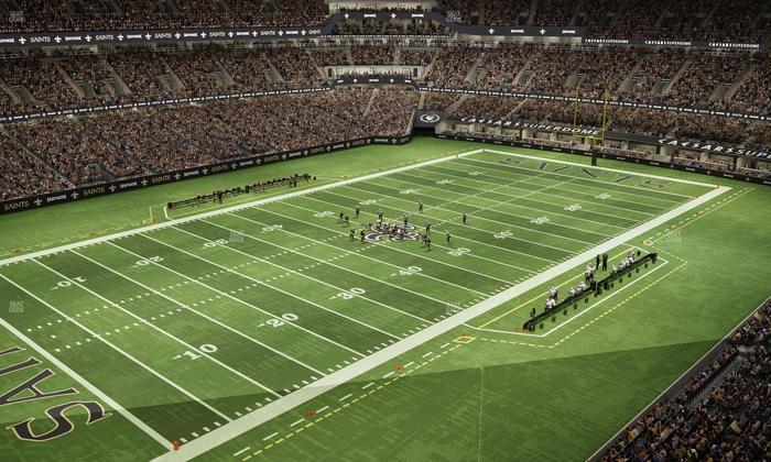 Caesars Superdome - Section 525 Wc Seat View