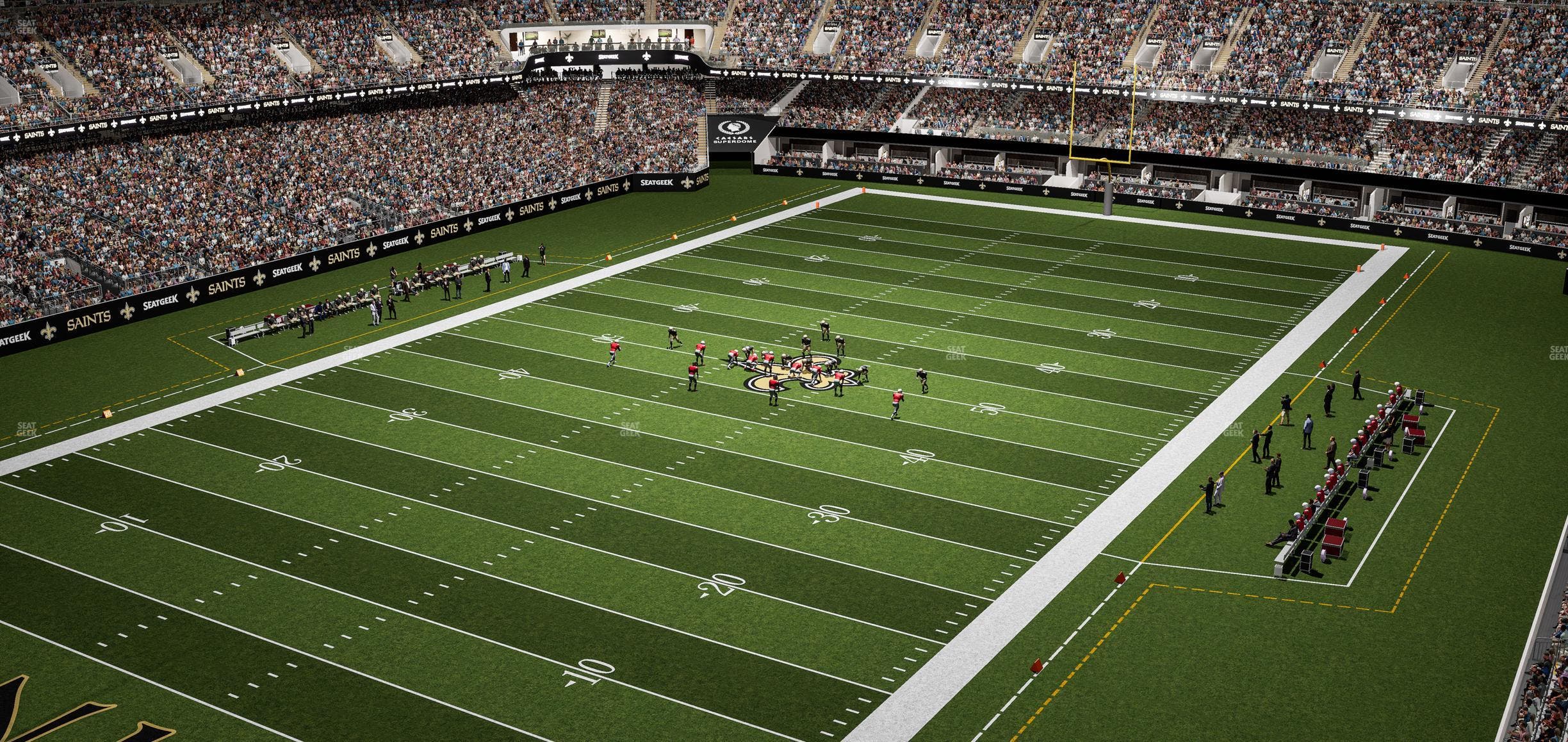 Caesars Superdome - Section 527 Seat View