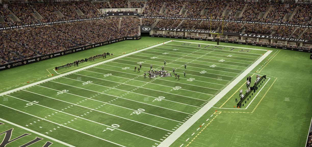 Caesars Superdome - Section 527 Seat View