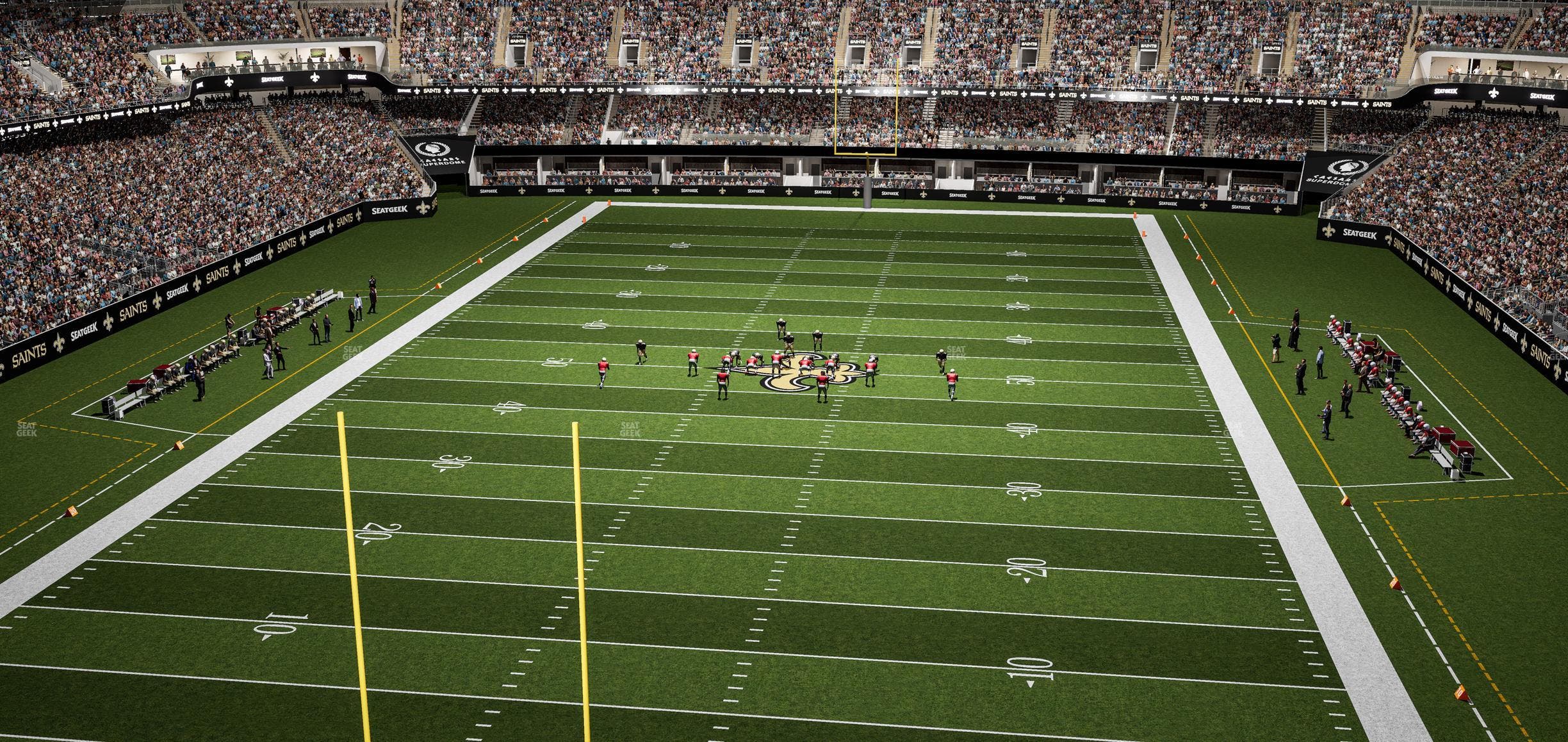 Caesars Superdome - Section 529 Seat View
