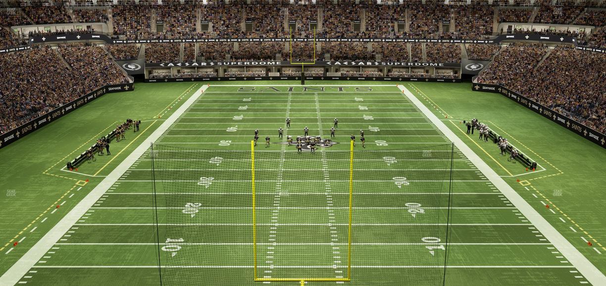 Caesars Superdome - Section 531 Seat View