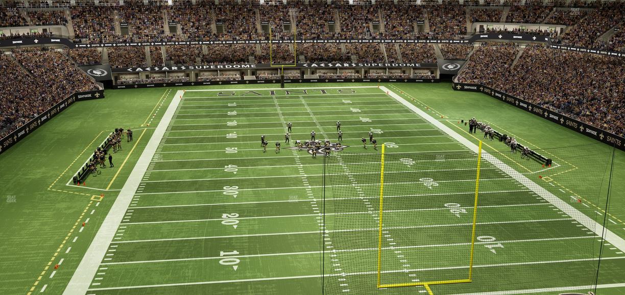 Caesars Superdome - Section 533 Seat View