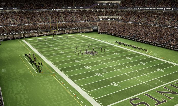 Caesars Superdome - Section 534 Seat View