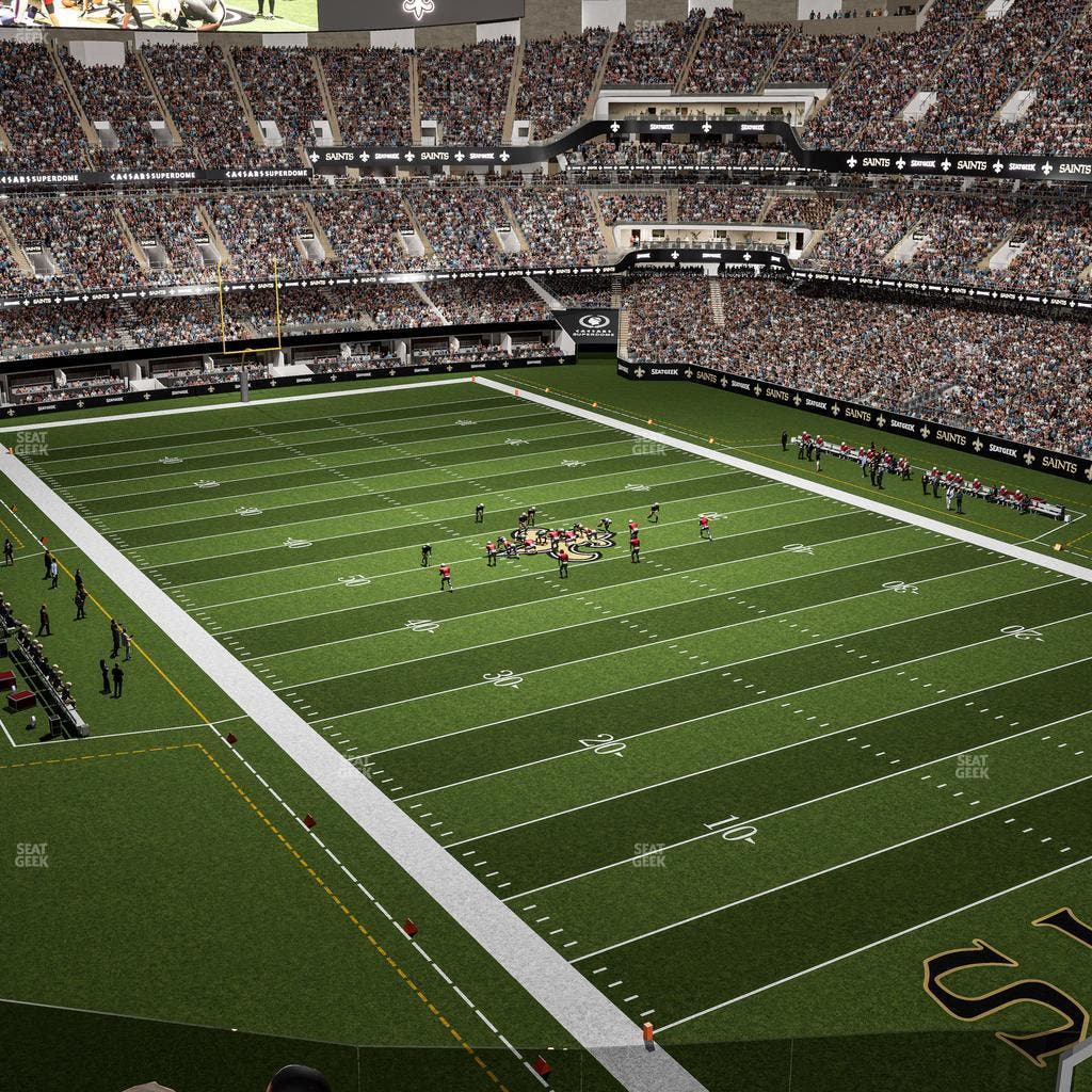 Caesars Superdome - Section 534 Seat View