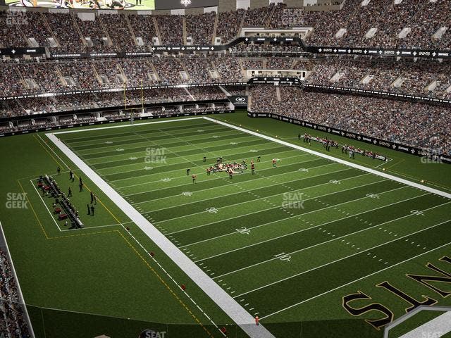 Caesars Superdome - Section 534 Seat View