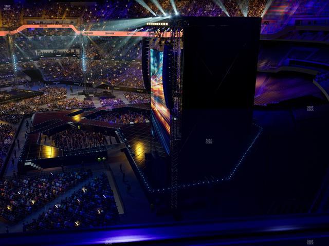 Caesars Superdome - Section 536 Sro Seat View