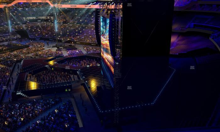 Caesars Superdome - Section 536 Sro Seat View