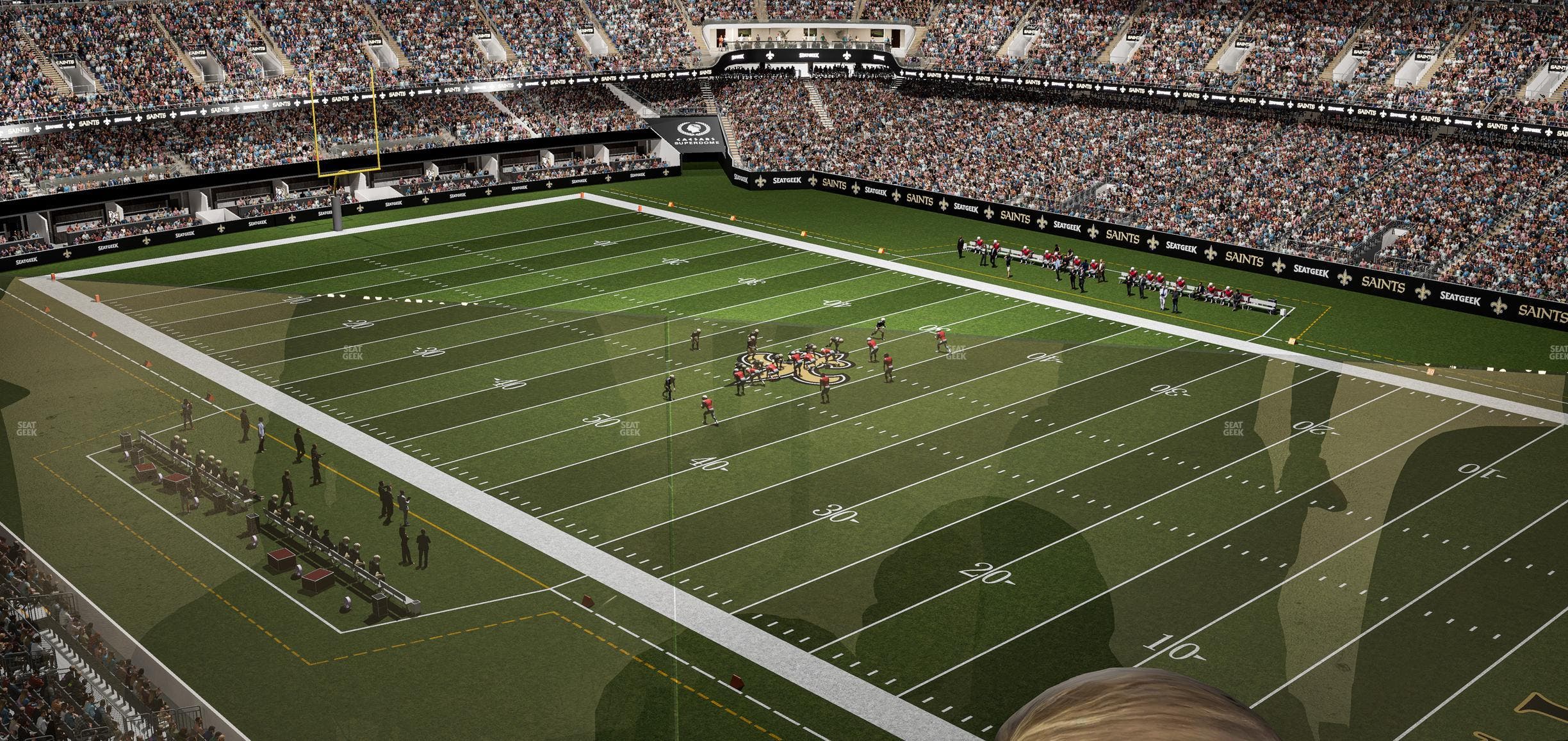 Caesars Superdome - Section 536 Sro Seat View