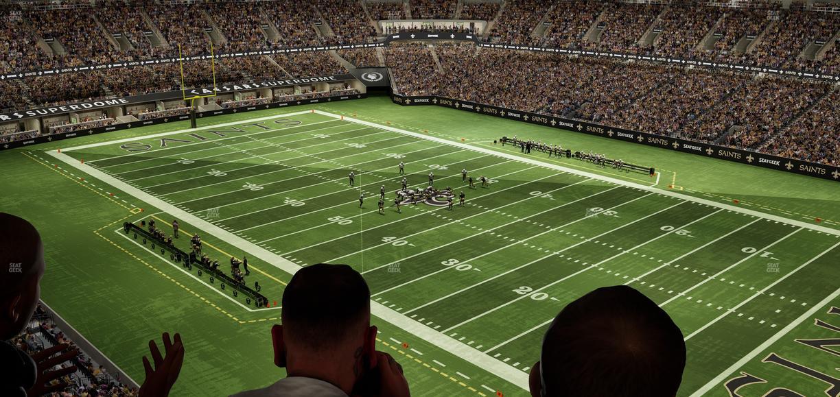 Caesars Superdome - Section 536 Sro Seat View