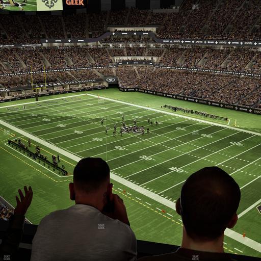 Caesars Superdome - Section 536 Sro Seat View