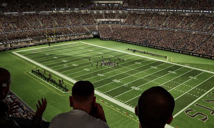 Caesars Superdome - Section 536 Sro Seat View