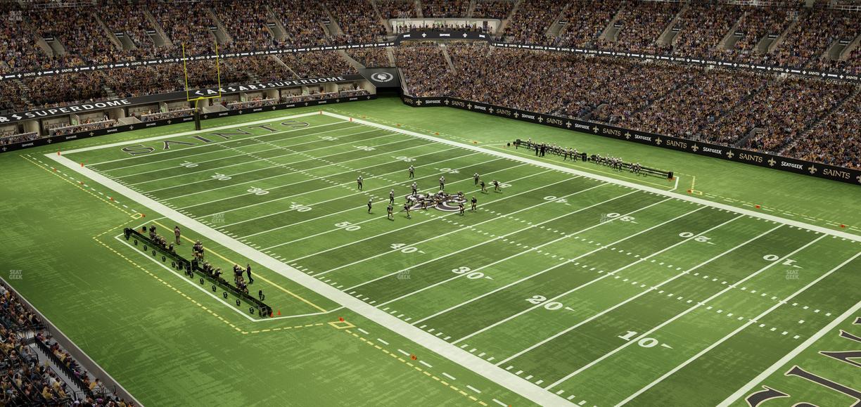 Caesars Superdome - Section 536 Wc Seat View