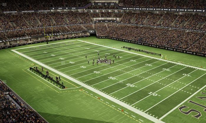 Caesars Superdome - Section 536 Wc Seat View