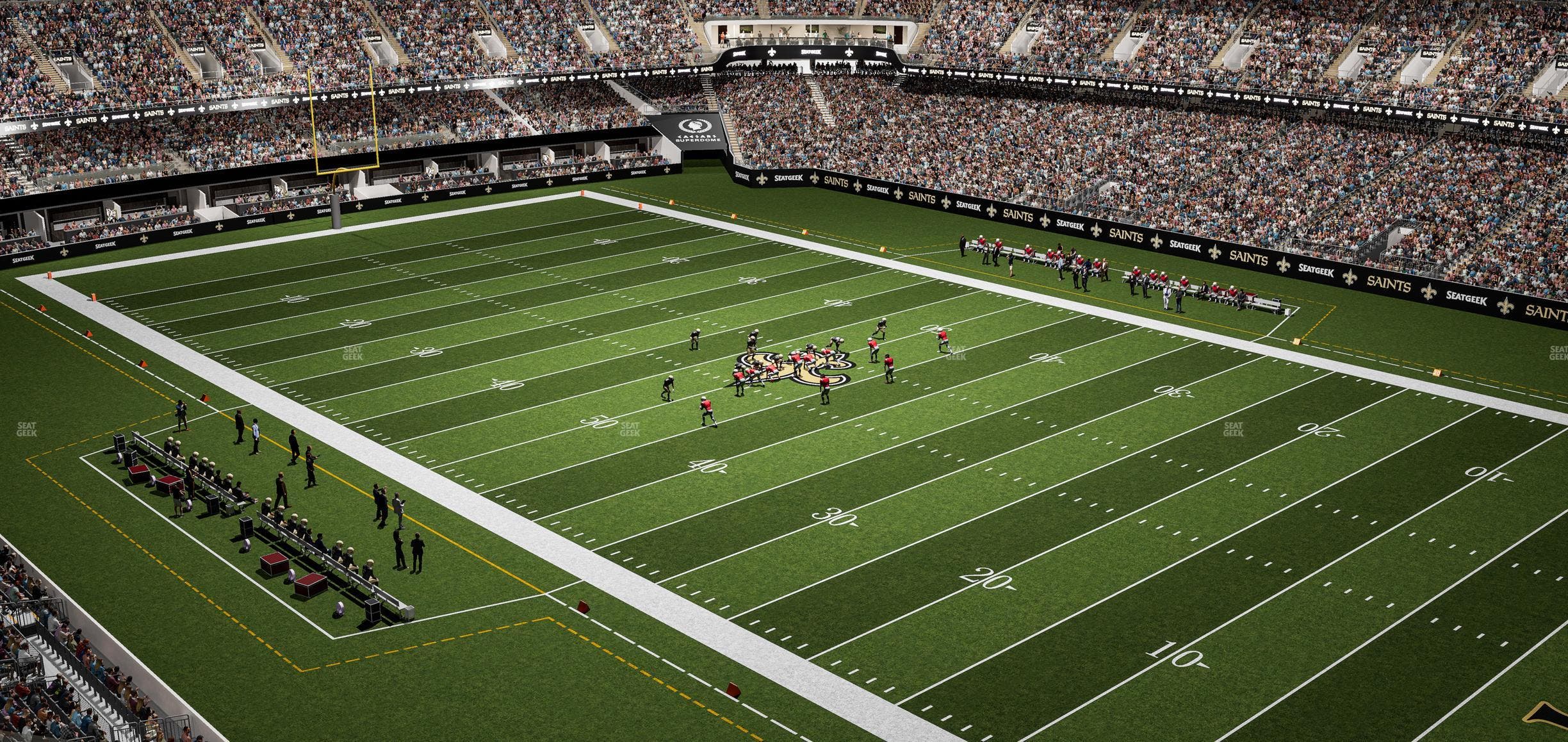 Caesars Superdome - Section 536 Wc Seat View