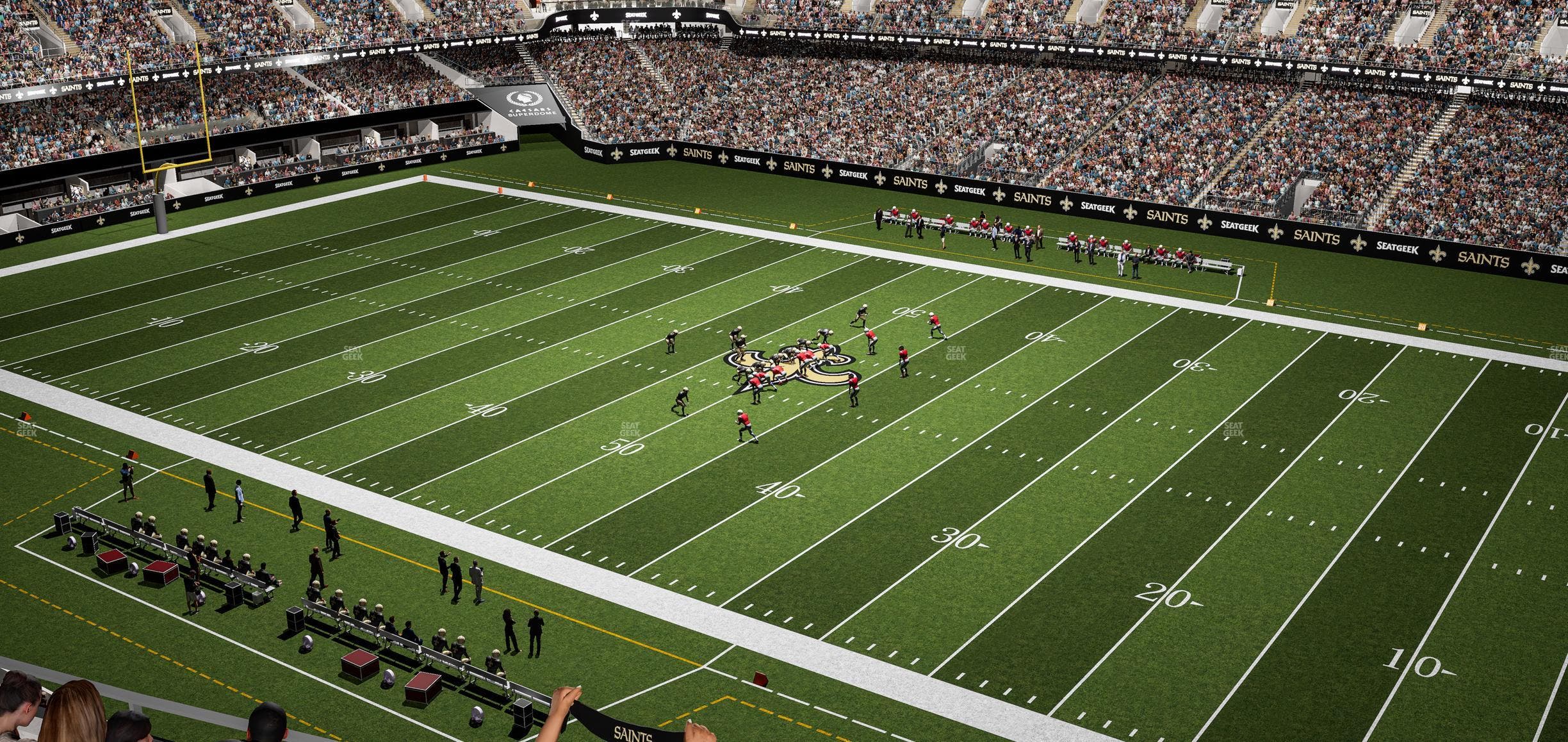 Caesars Superdome - Section 537 Seat View