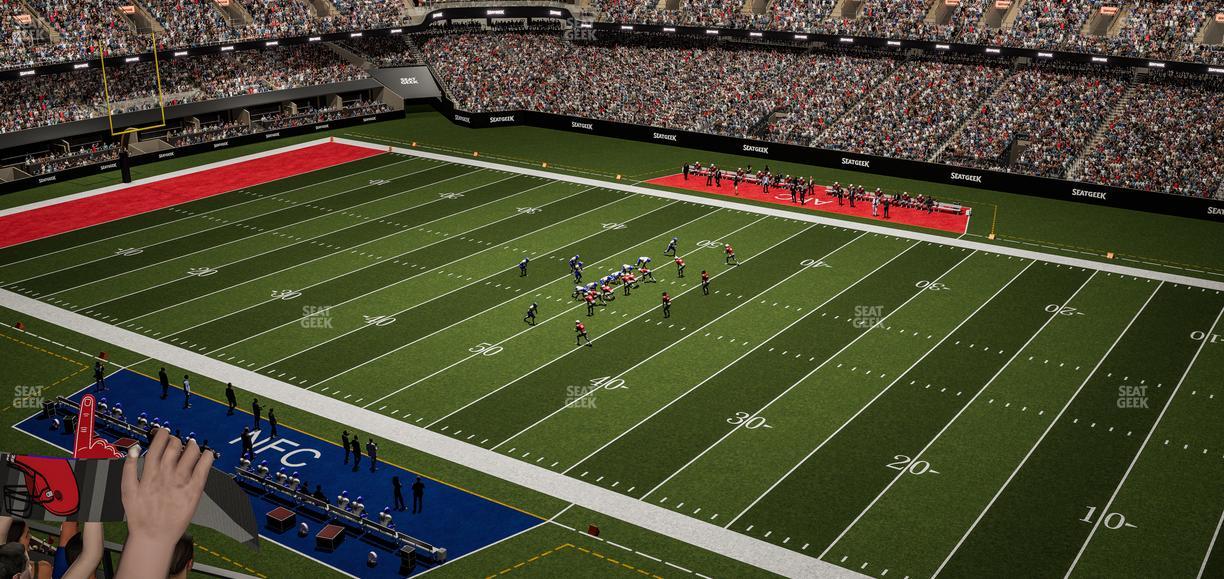 Caesars Superdome - Section 537 Seat View