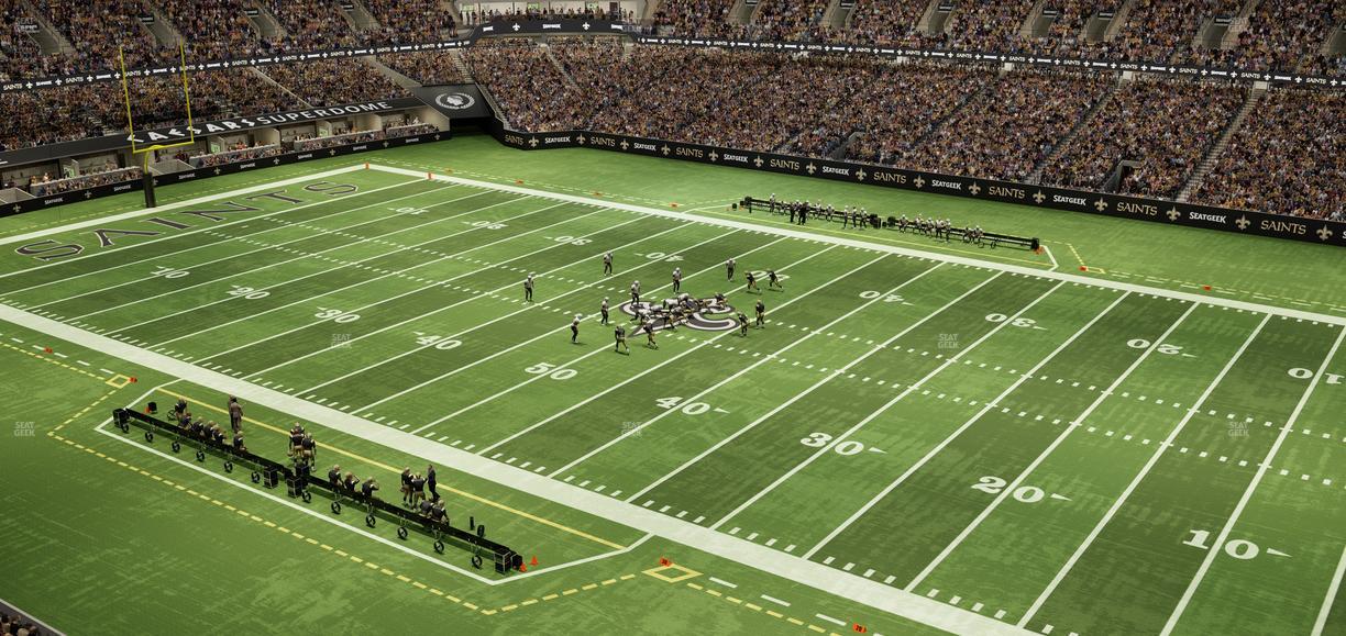 Caesars Superdome - Section 537 Seat View