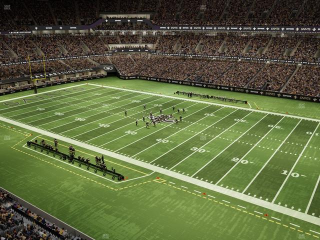 Caesars Superdome - Section 537 Seat View