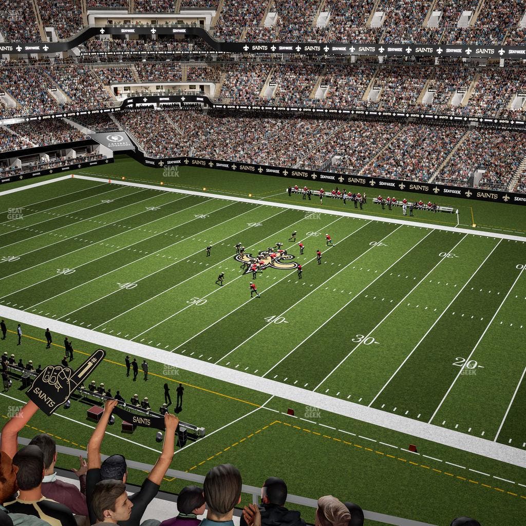 Caesars Superdome - Section 539 Seat View