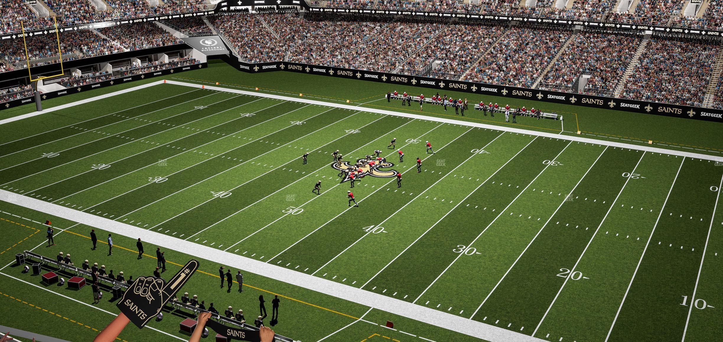 Caesars Superdome - Section 539 Seat View