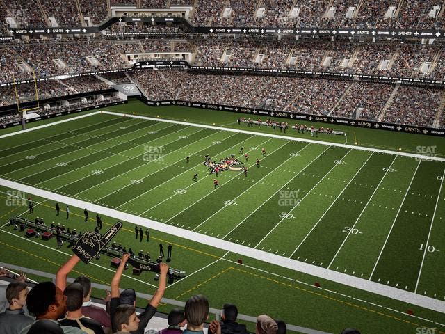 Caesars Superdome - Section 539 Seat View