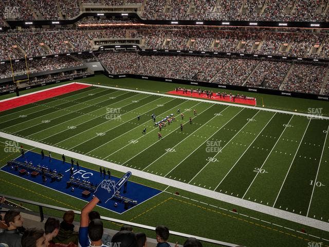 Caesars Superdome - Section 539 Seat View