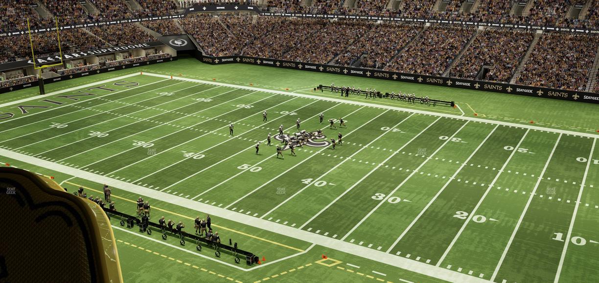 Caesars Superdome - Section 539 Seat View