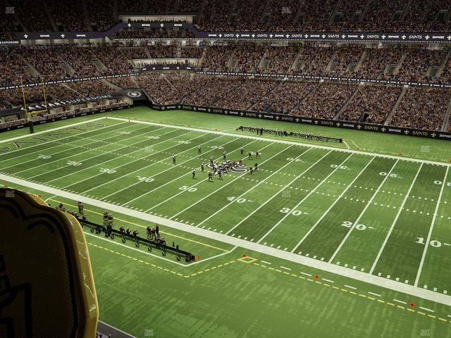 Caesars Superdome - Section 539 Seat View
