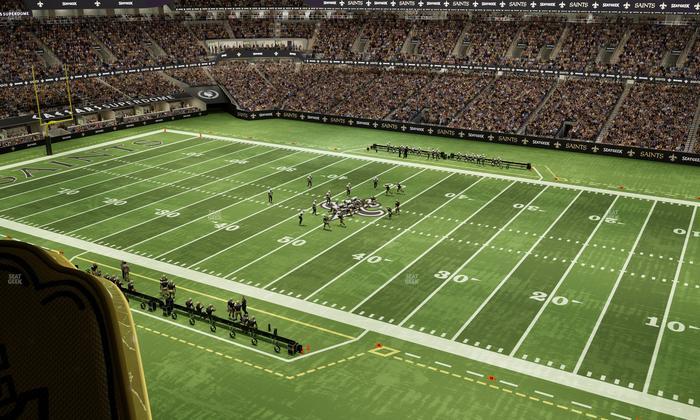 Caesars Superdome - Section 539 Seat View
