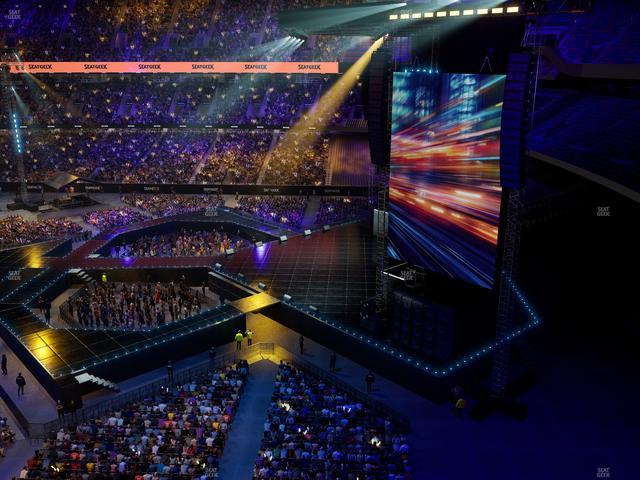 Caesars Superdome - Section 539 Seat View