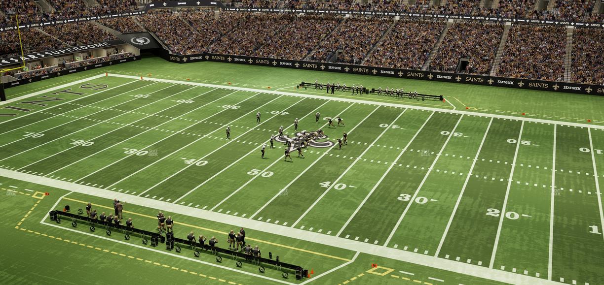 Caesars Superdome - Section 541 Seat View
